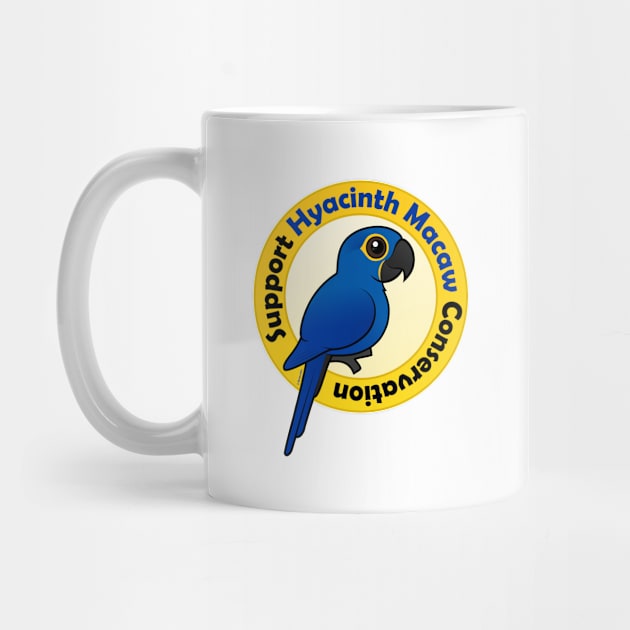 Support Hyacinth Macaw Conservation by birdorable